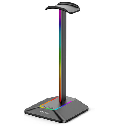 New Bee Z8 RGB Headset Stand – Metal Gaming Headphone Holder with USB Ports