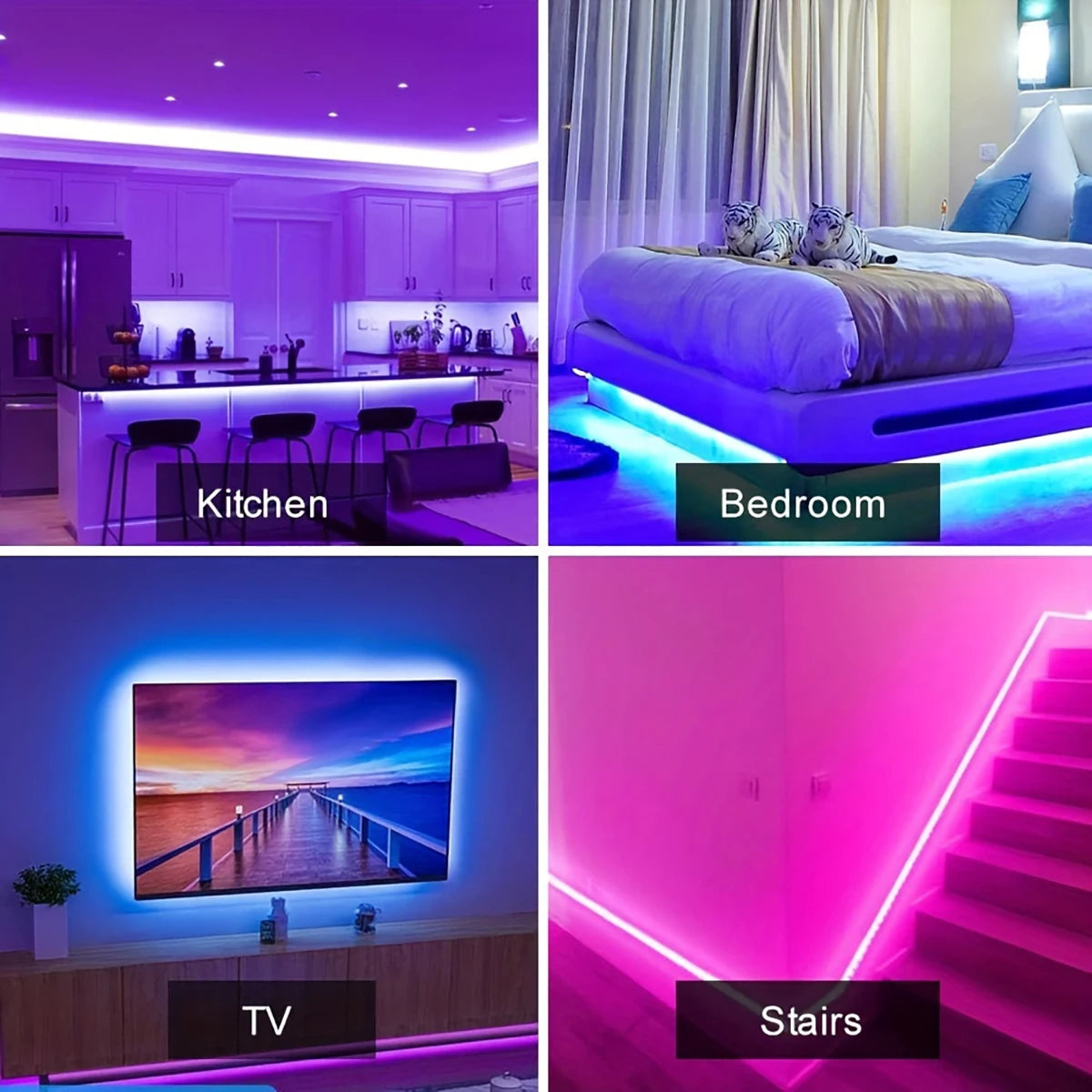 RGB Gaming TV Backlight (Bluetooth App Control)