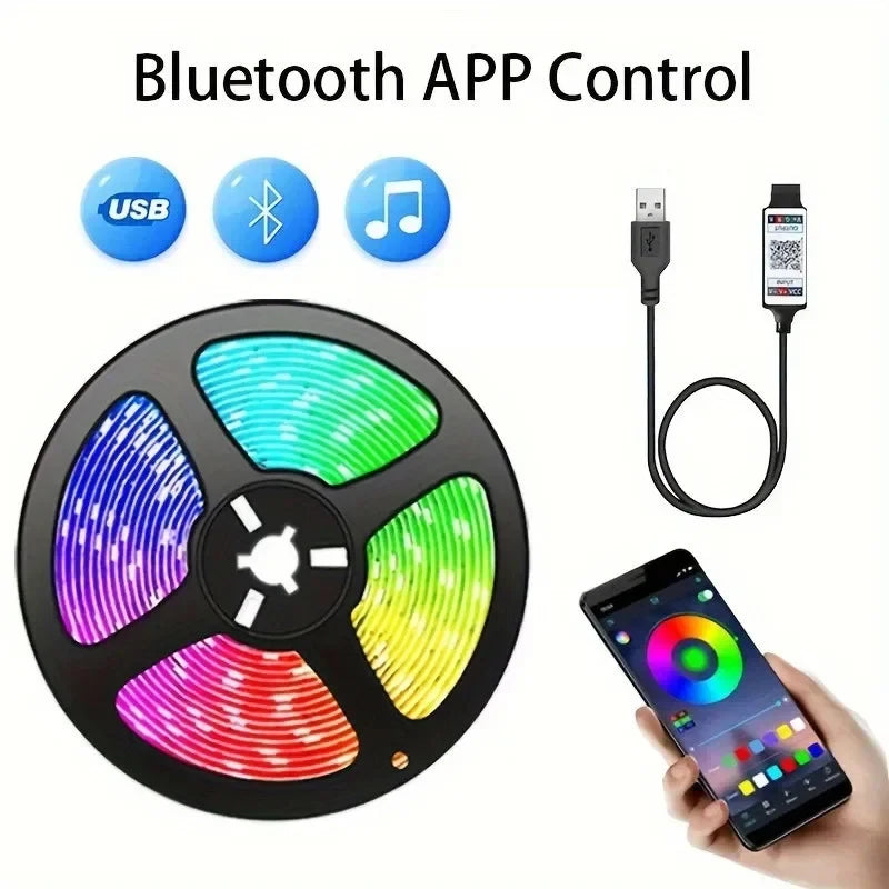 RGB Gaming TV Backlight (Bluetooth App Control)